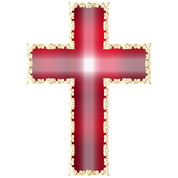 SVG Shiny red cross