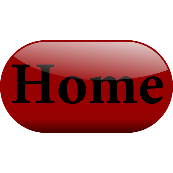 SVG Shiny red home button vector graphics