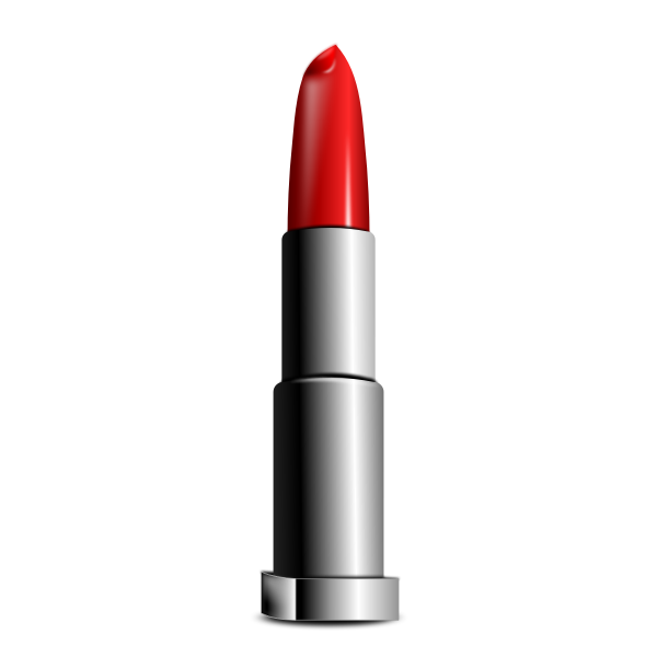 SVG Shiny red lipstick vector clip art