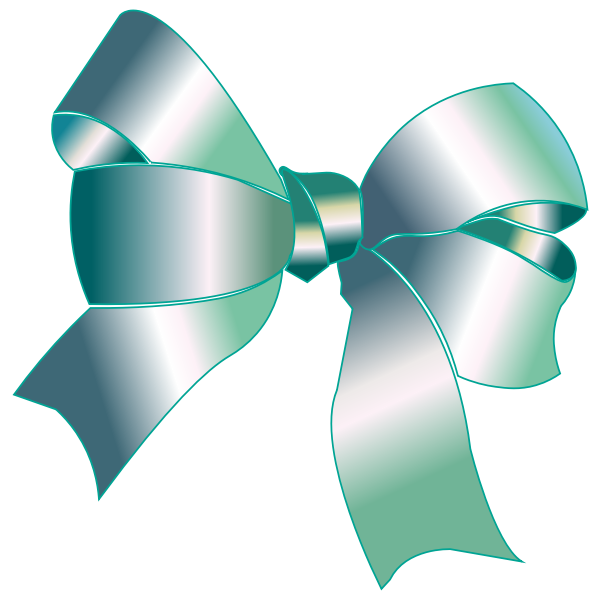 SVG Shiny reflective ribbon
