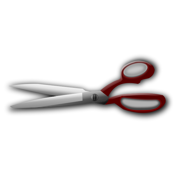 SVG Shiny scissors clip art
