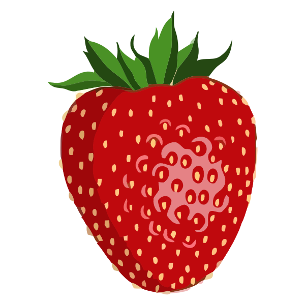 SVG Shiny strawberry