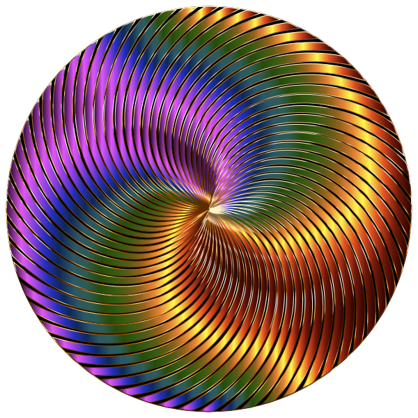 SVG Shiny vortex in colors