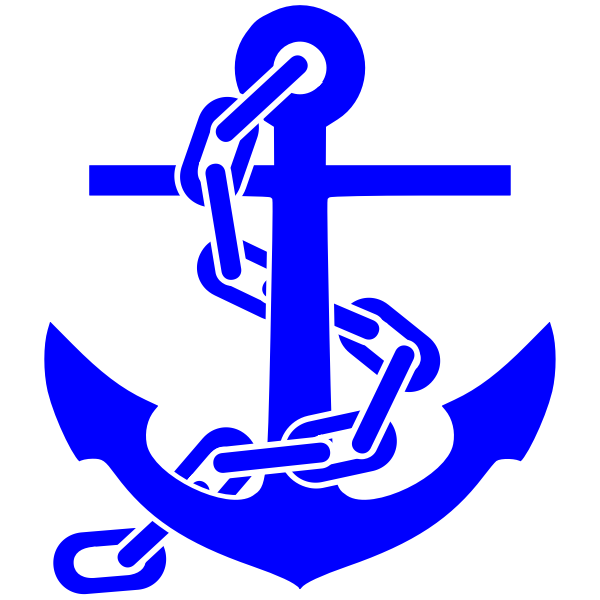 SVG Ship anchor vector image