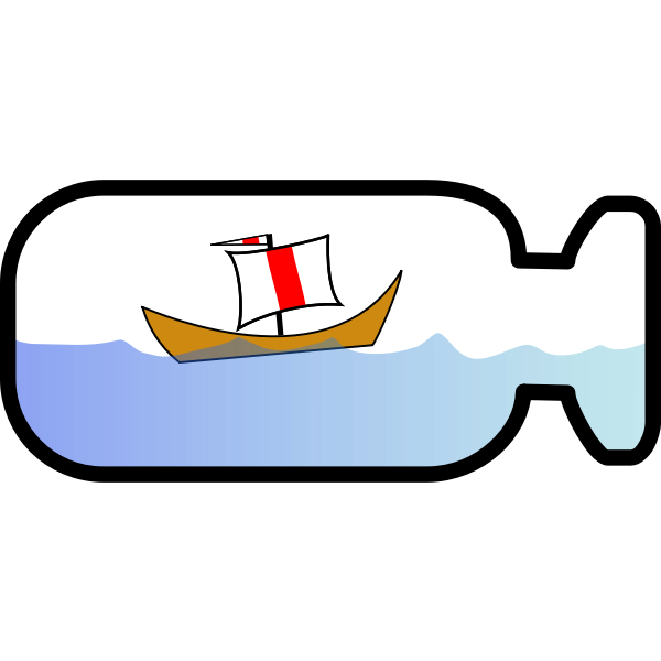 SVG Ship in a bottle