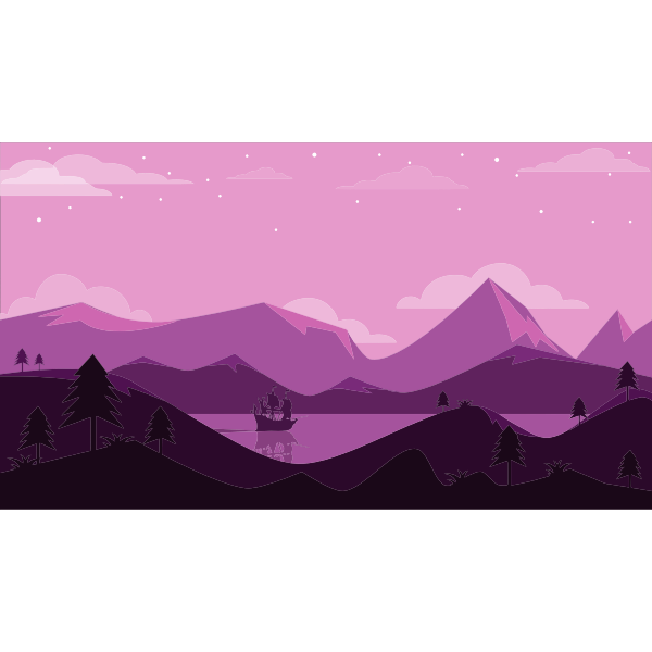 SVG Ship landscape