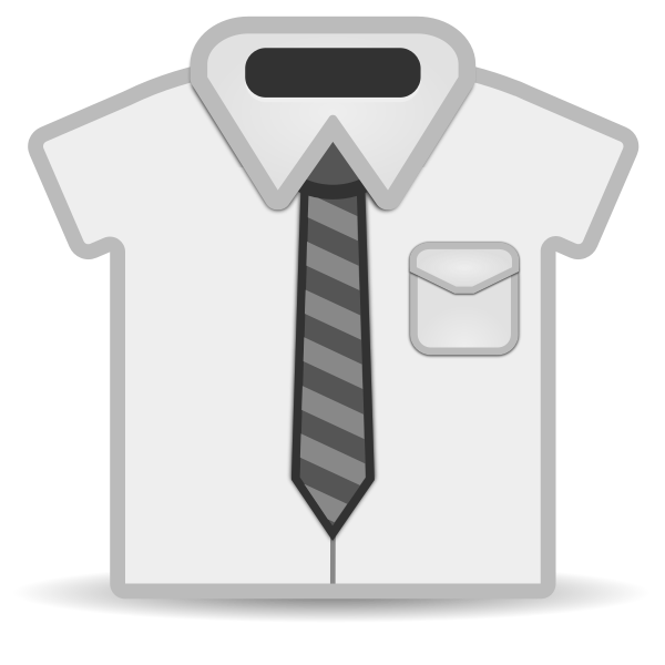 SVG Shirt and tie icon