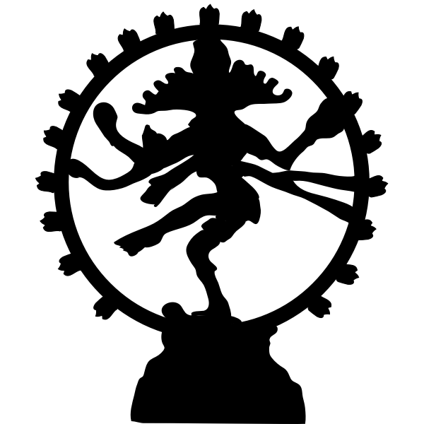 SVG Shiva silhouette