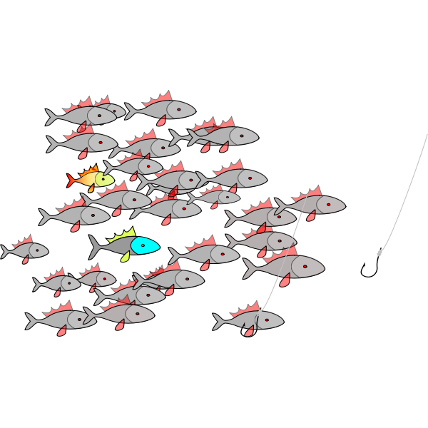 SVG Shoal of fish