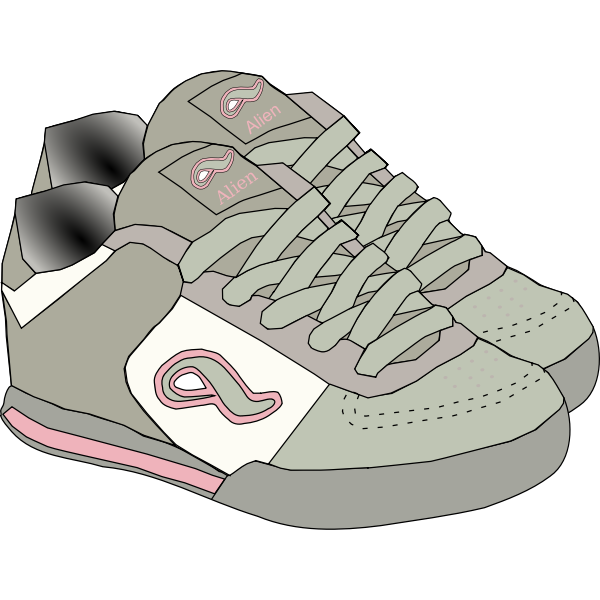 SVG Shoes vector image