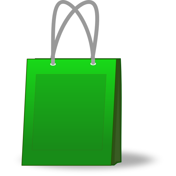 SVG Shopping Bag Vector Graphics