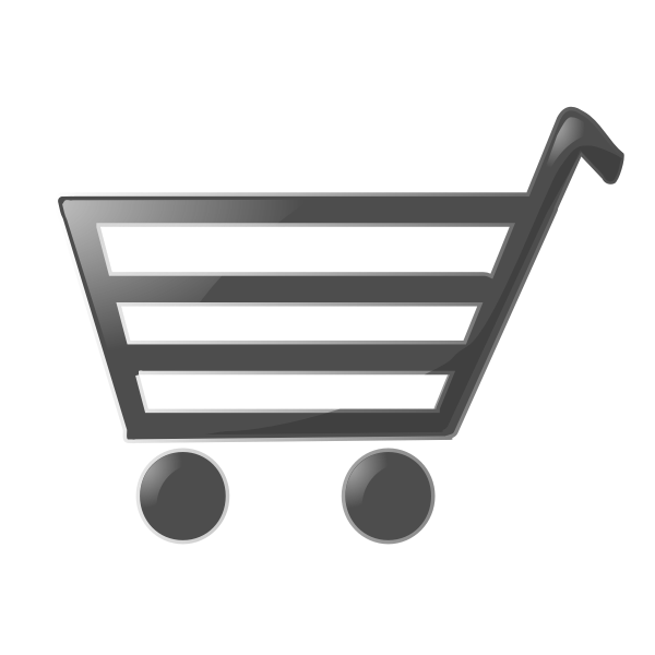 SVG Shopping cart sign vector drawing