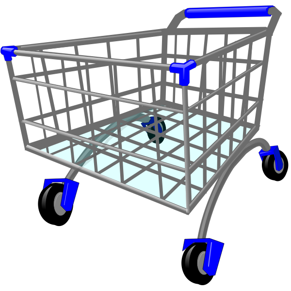SVG Shopping cart vector illustration
