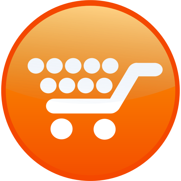 SVG Shopping cart vector image