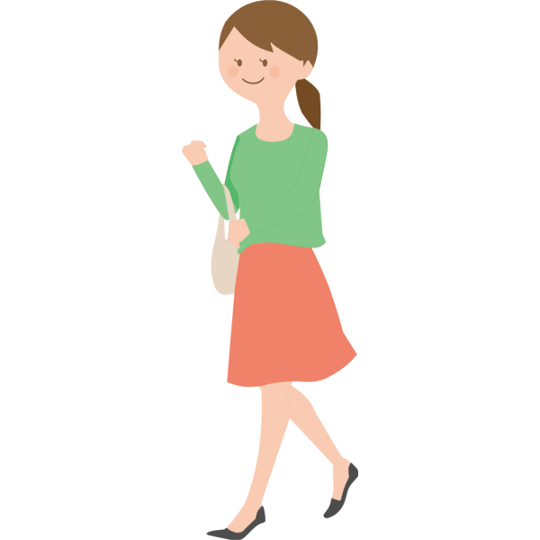 SVG Shopping girl with bag