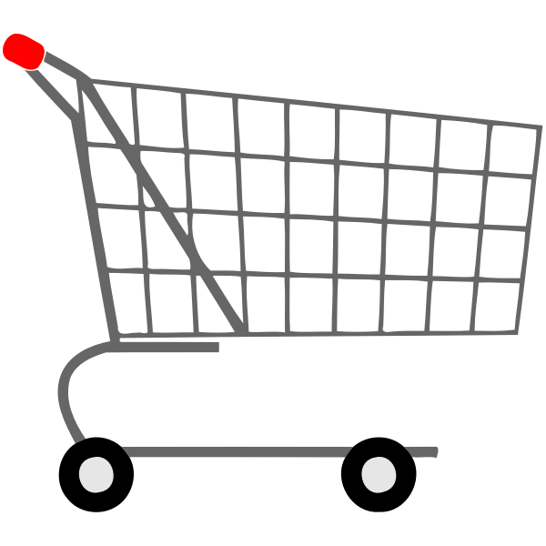 SVG Shopping trolley