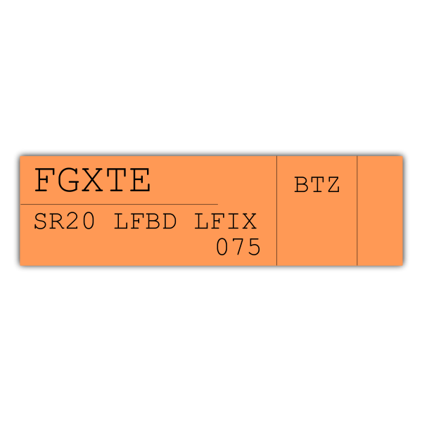 SVG Short flight strip