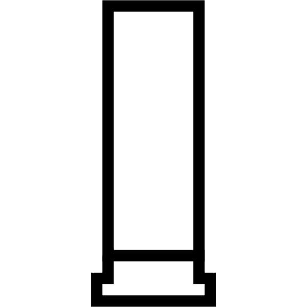 SVG Shotgun shell outline icon