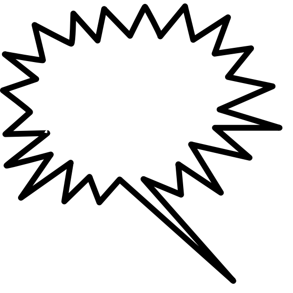 SVG Shout out callout vector image