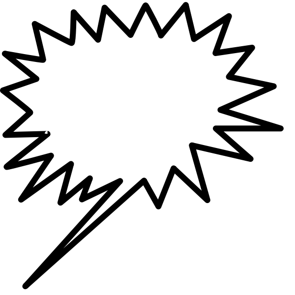 SVG Shout out comic callout vector illustration