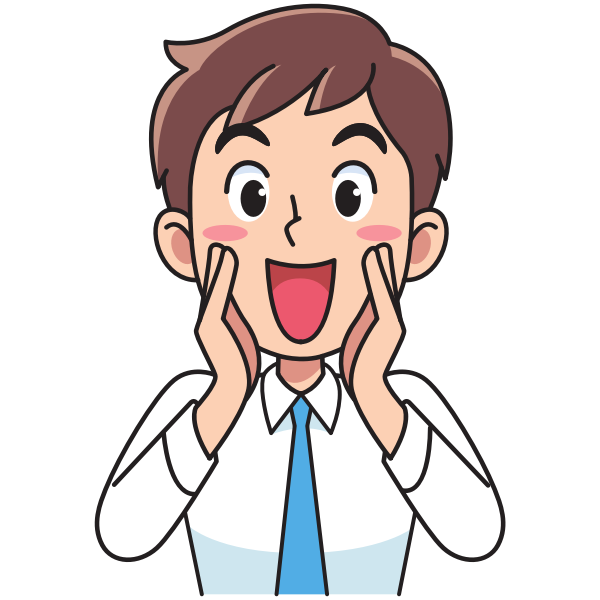 SVG Shouting business man