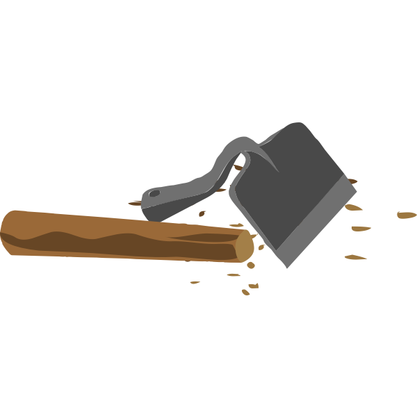 SVG Shovel and hoe
