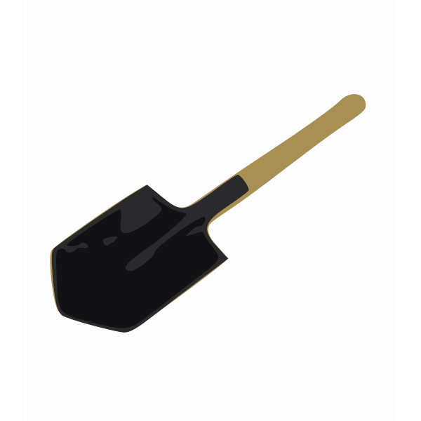 SVG Shovel vector drawing