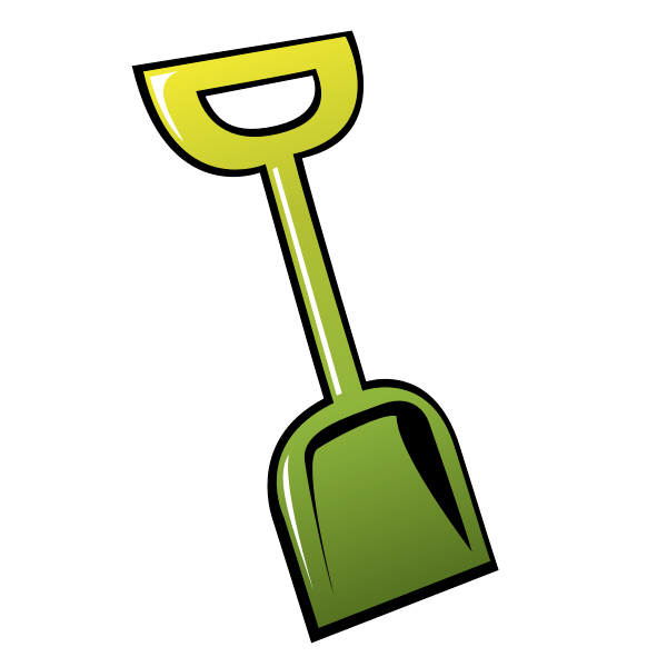 SVG Shovel vector image