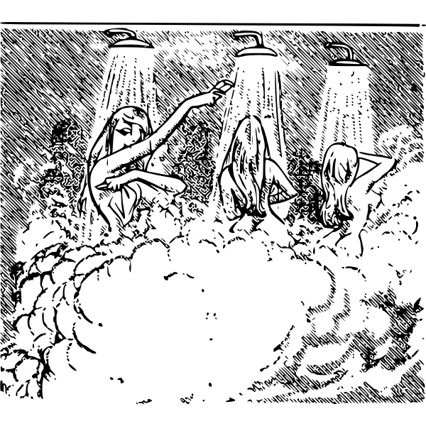 SVG Showering ladies