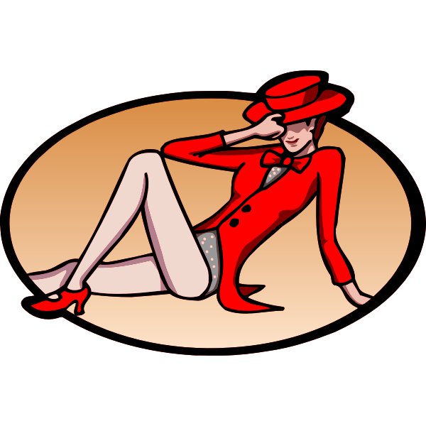 SVG Showgirl symbol