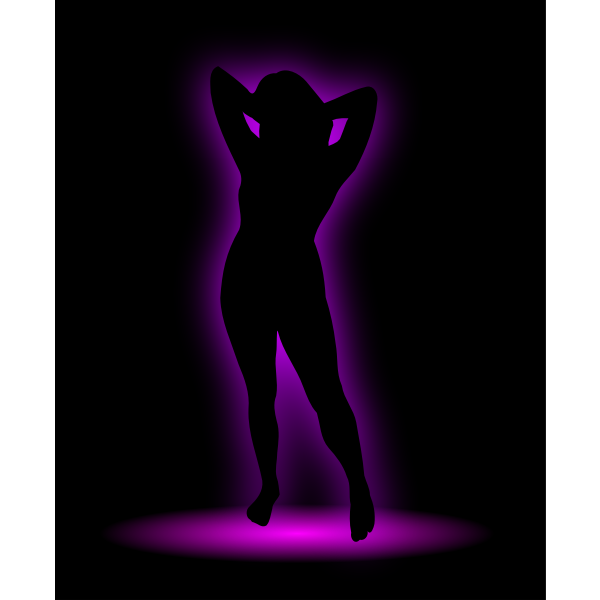 SVG Showgirl vector image