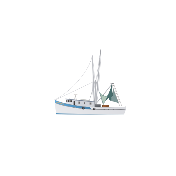 SVG Shrimp Boat