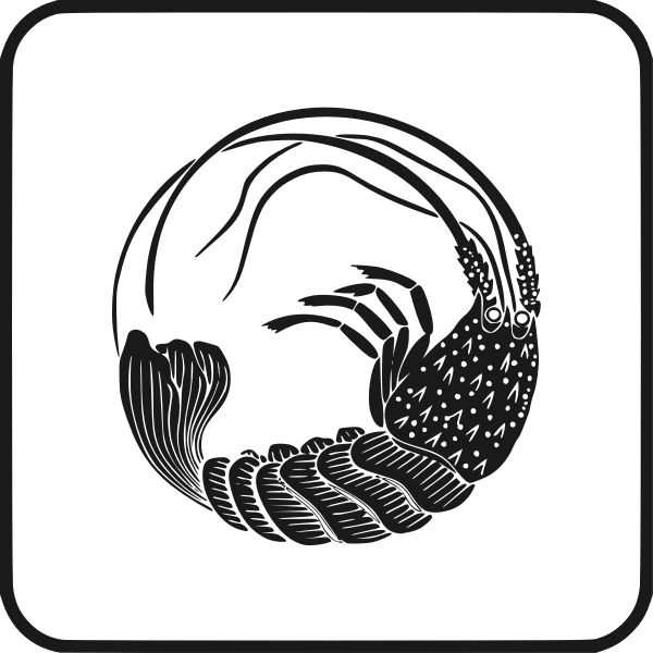 SVG Shrimp silhouette