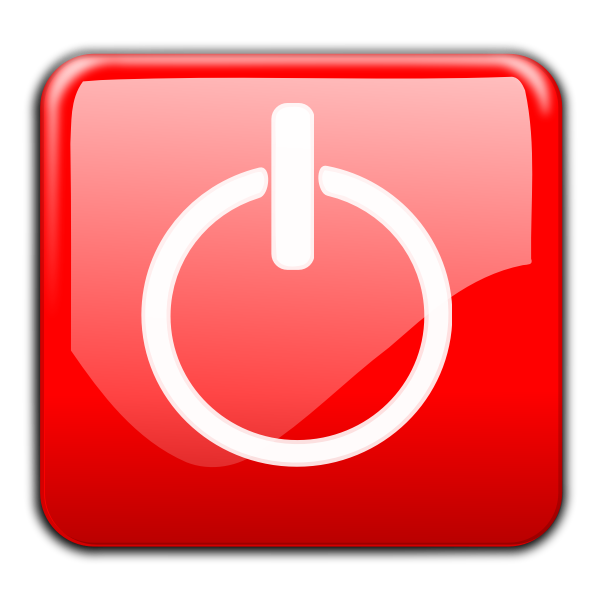 SVG Shutdown button