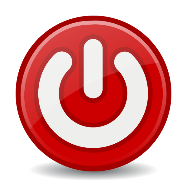 SVG Shutdown button icon