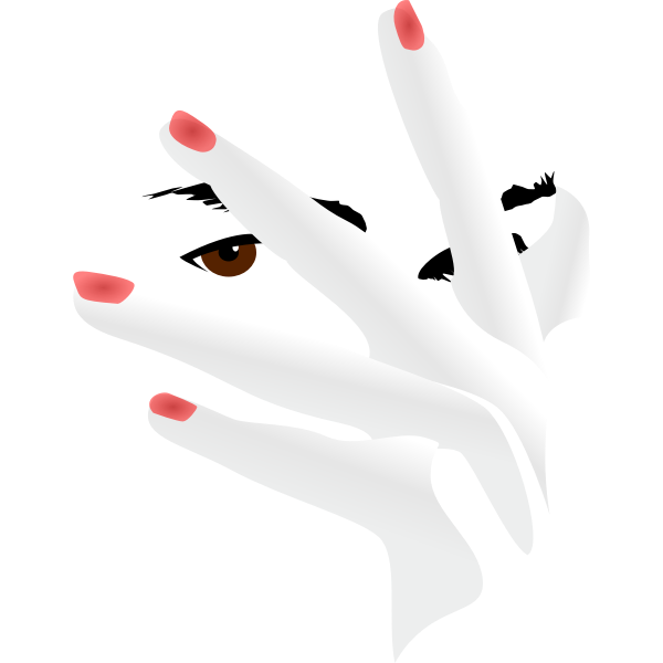 SVG Shy Face