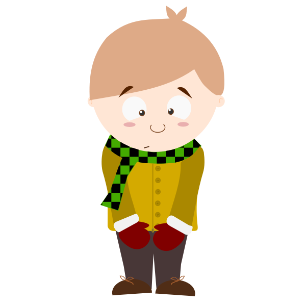 SVG Shy kid