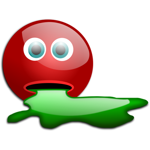 SVG Sick smiley