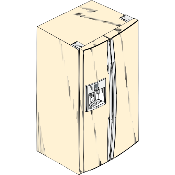 SVG side by side refrigerator