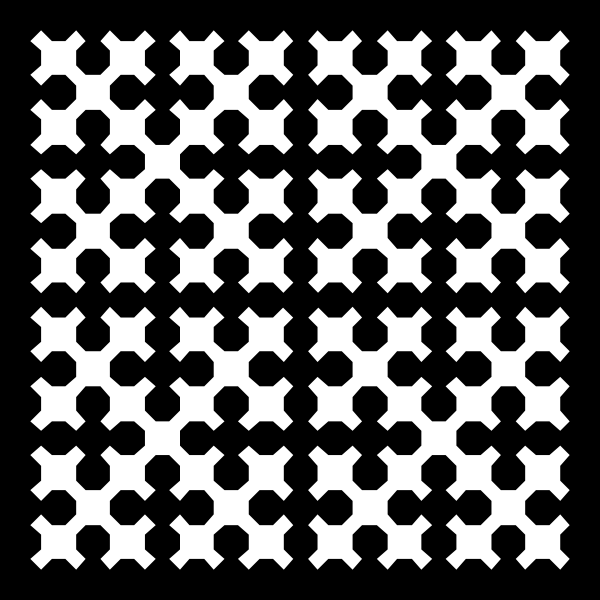 SVG Sierpinski Curve Cucoloris
