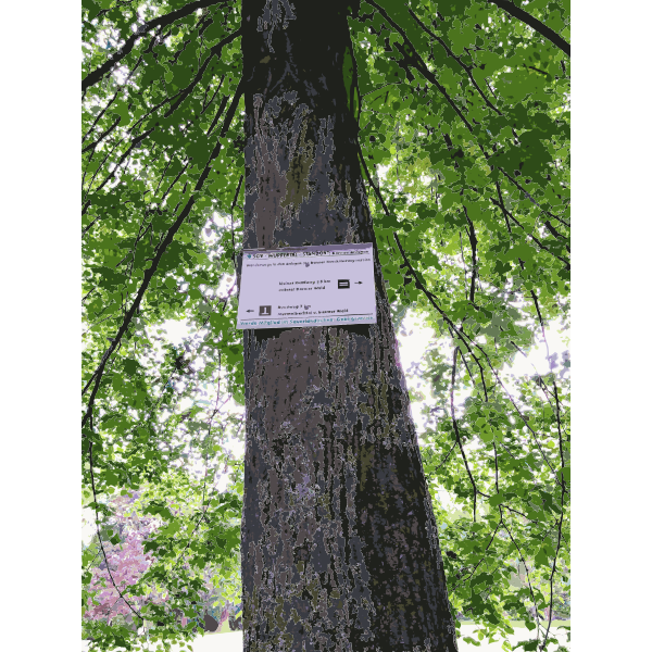 SVG Sign at a tree 2015071502