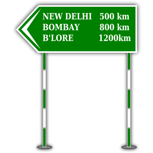 SVG Sign Board