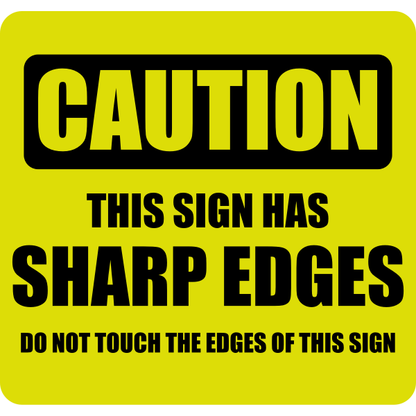SVG Sign for caution