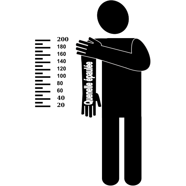 SVG Sign for height measuring spot vector drawing