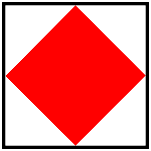 SVG Signal flag foxtrot