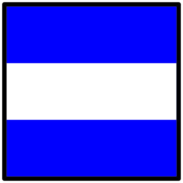 SVG Signal nautical flag
