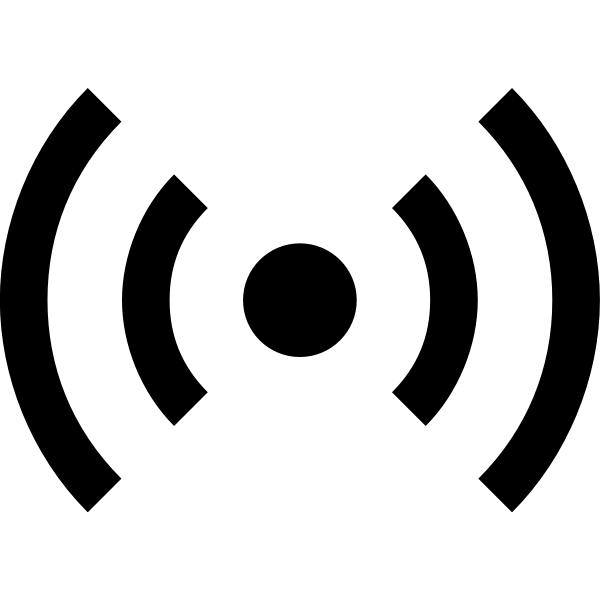 SVG Signal silhouette