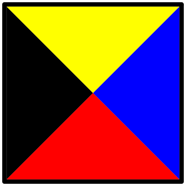 SVG signalflag zulu