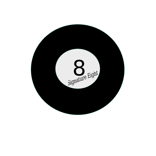 SVG signature eight