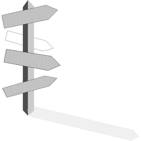 SVG Signpost vector illustration